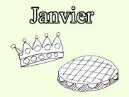 Coloriages de Mois à imprimer pour enfants