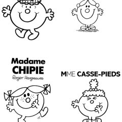 Coloriages de Monsieur Madame à imprimer pour enfants