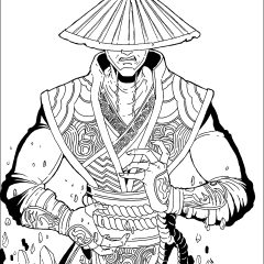 Coloriages de Mortal Kombat à imprimer pour enfants
