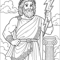 Coloriages de Mythologie grecque à imprimer pour enfants