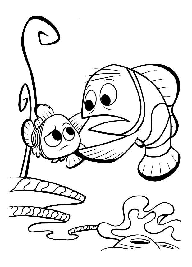 Marin & Nemo : à colorier