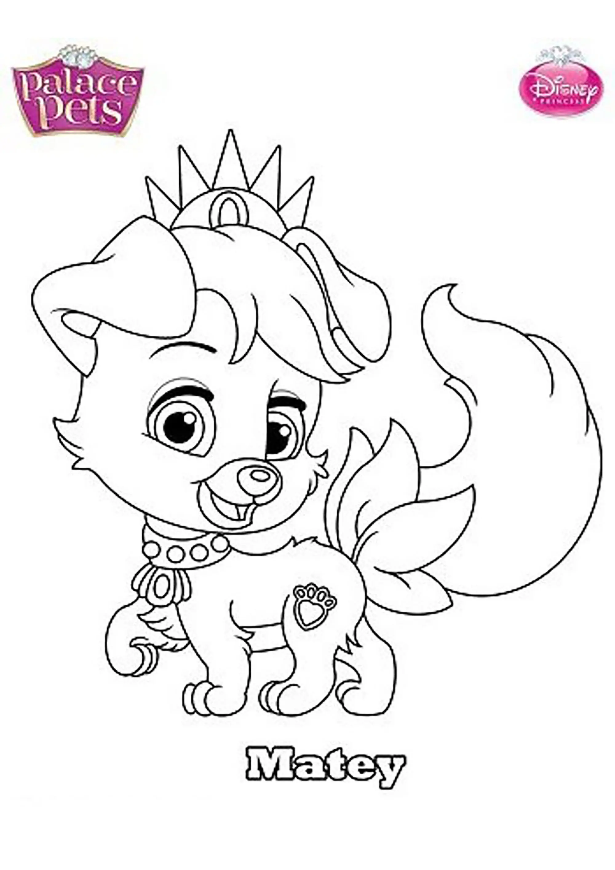 Matey (Coloriage de Palace Pets à imprimer pour enfants)
