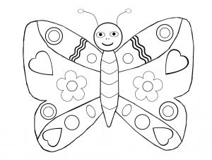 Coloriage de Papillons pour enfants