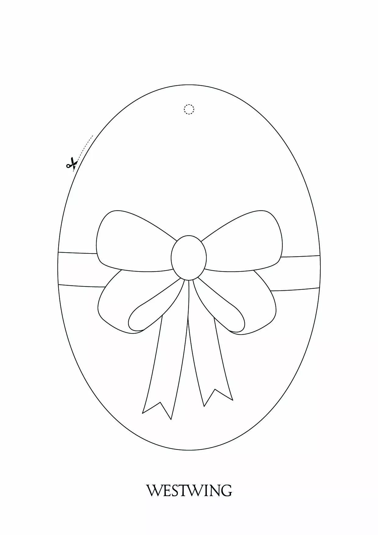 Dessin de Pâques gratuit à imprimer et colorier (Pâques (Oeufs de Pâques, Lapins, Cloches…))