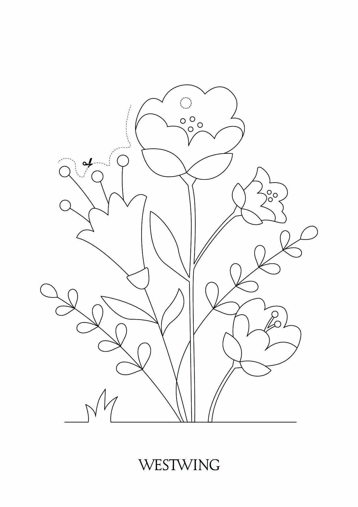 Image de Pâques à télécharger et colorier (Pâques (Oeufs de Pâques, Lapins, Cloches…))