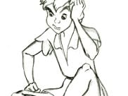 Coloriages Peter pan faciles pour enfants