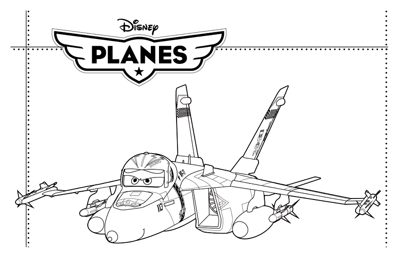 Coloriage de Planes gratuit à colorier