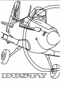 Coloriage de Planes à colorier pour enfants