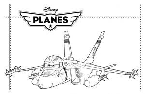 Coloriage de Planes à imprimer pour enfants