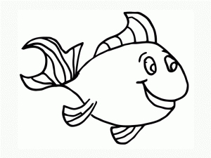 Coloriage de poissons à imprimer