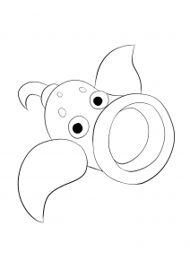 <b>Boustiflor</b> (No.70) : Pokémon de génération I (Coloriage)