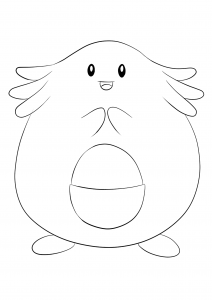 <b>Leveinard</b> (No.113) : Pokémon de génération I (Coloriage)