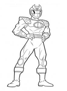 Coloriage de Power Rangers à colorier pour enfants