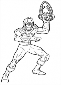 Image de Power Rangers à imprimer et colorier