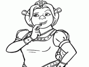 Coloriages de Princesses à imprimer pour enfants
