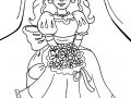 Coloriage de Princesse à imprimer gratuitement