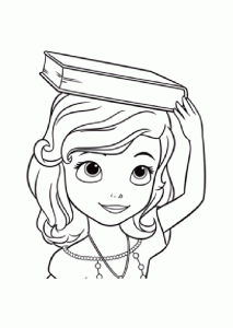 Coloriage de Princesse Sofia (Disney) pour enfants