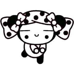 Coloriages de Pucca à imprimer pour enfants