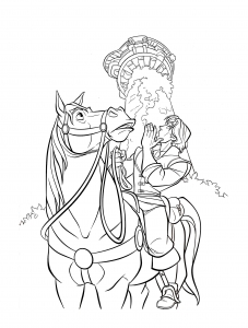 Coloriage flynn cheval maximus