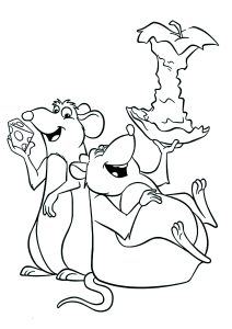 Ratatouille avec Django (Coloriage)