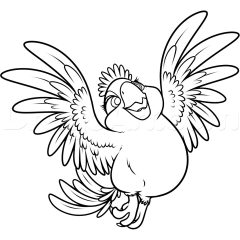Coloriages de Rio 2 à imprimer pour enfants
