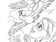 Coloriages Rio faciles pour enfants