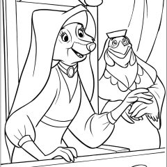 Coloriages de Robin des bois à imprimer pour enfants