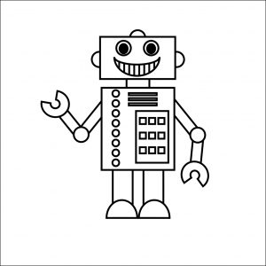 Coloriage de Robots à imprimer gratuitement