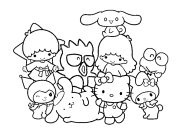 Coloriages de Sanrio à imprimer pour enfants