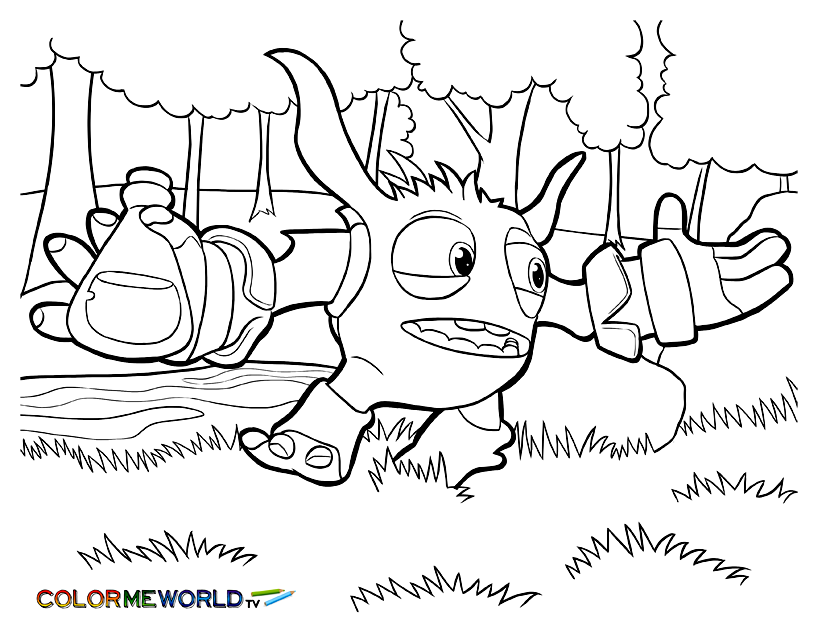 Coloriage de Skylanders gratuit à colorier