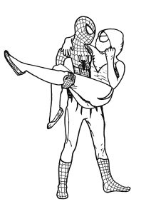 Spider Man and Gwen Stacy