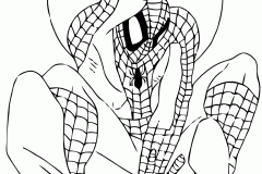 Coloriages Spider-Man faciles pour enfants