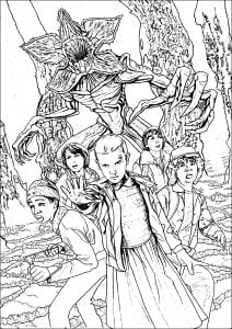 Coloriage de Stranger Things à imprimer pour enfants : Stranger-things-00004