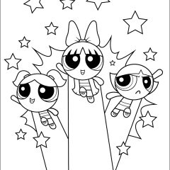 Coloriages de Les Supers Nanas à imprimer pour enfants