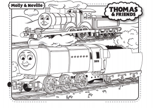 Coloriage de Thomas et ses amis à telecharger gratuitement