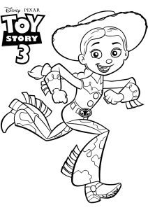 Toy story 3 : Jessie en train de courir