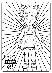 Gabby Gabby : Coloriage de Toy Story 4 à imprimer