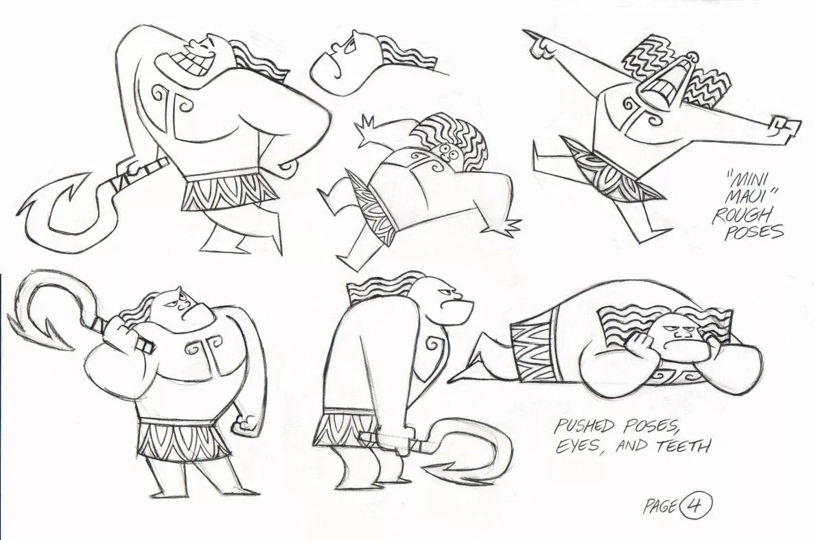 Coloriage de Vaiana à imprimer (Vaïana, la légende du bout du monde)