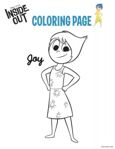 Vice versa : Joie (Coloriage)