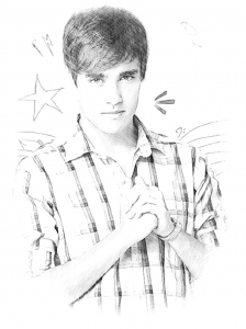 Coloriage violetta 6