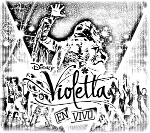 Coloriage violetta affiche live