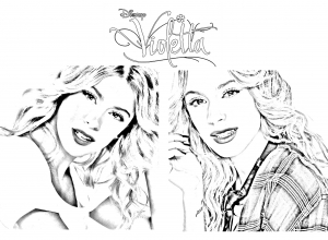 Coloriage violetta saison 3 martina stoessel