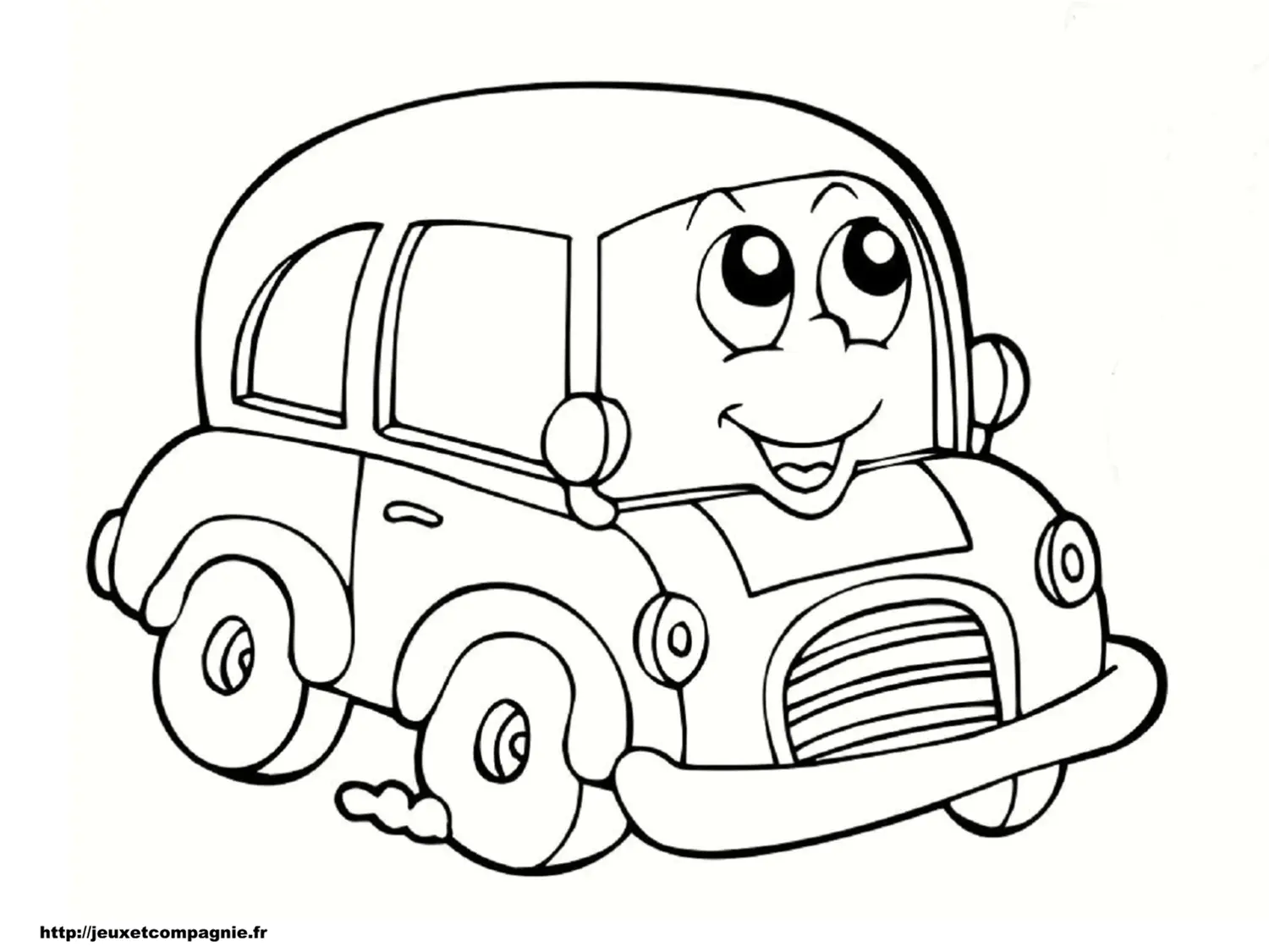 Coloriage de Voitures à colorier pour enfants