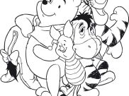 Coloriages de Winnie l'ourson à imprimer pour enfants