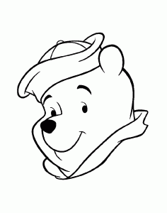 Coloriage de Winnie l'ourson à imprimer