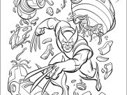 Coloriages X Men faciles pour enfants