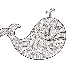 Coloriages de Zentangle à imprimer pour enfants