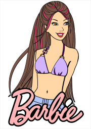 匿名 根据《Jolie Barbie en tenue de plage》创作