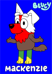 Creation by dominique from Bluey : Mackenzie