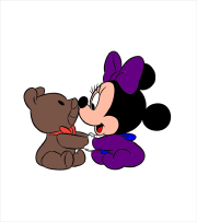 Creation by dominique from Bébé Minnie et son doudou